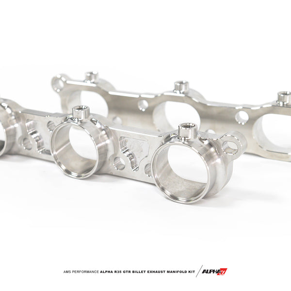Alpha Performance R35 GTR Billet Exhaust Manifold Flange Kit Alpha Performance R35 GTR Billet Exhaust Manifold Flange Kit